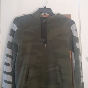 Hollister green hoodie